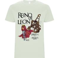 Camiseta Manga Corta Unisex Algodón Reina Urraca de León Confecciones J. García - details 2