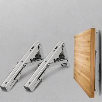 Pequeña Mesa Plegable De Acero Inoxidable Gris Para Caravana Accesorios De Coche Base De Escritorio Plegable Para Camping - details 11