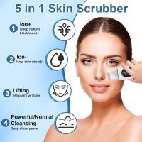 Exfoliante facial ultrasónico, raspador facial 5 en 1, eliminador de puntos Negros, limpador de Poros, raspador facial ultrasónico, limpador de Poros portátil - details 2