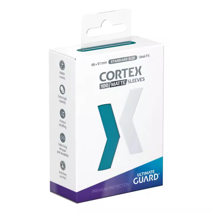 Fundas Ultimate Guard Cortex TamaÃ±o EstÃ¡ndar Mate Azul Gasolina - 1