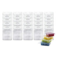 10Packs Molde Para Velas De Cera Claro De Concha Moldes Para Velas Sin Fuente De Fuego Cajas De Velas PVC Originales De China - details 19