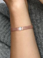 Pandora - Pulsera Pandora Reflexiones™Con múltiples serpientes - Plata de ley, Baño de Oro Rosa de 14 K - details 3