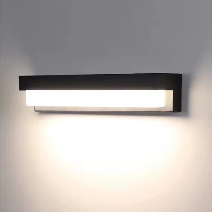 Lámpara De Pared Solar LED Para Jardín Exterior IP65 Impermeable Con Sensor De Movimiento Decoración Para Balcón Y Jardín Moderna - 1
