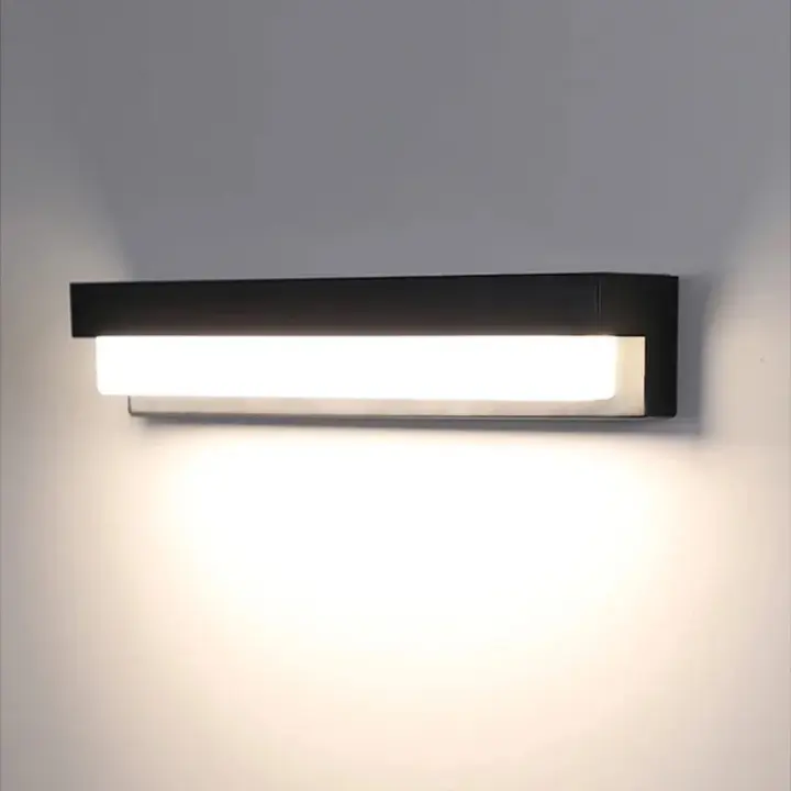 Lámpara De Pared Solar LED Para Jardín Exterior IP65 Impermeable Con Sensor De Movimiento Decoración Para Balcón Y Jardín Moderna - 1