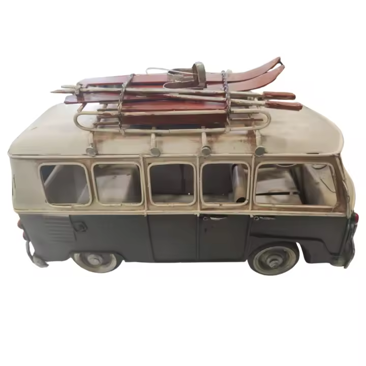 Miniatura SIGNES GRIMALT coleccionable de metal "Furgoneta Vintage con skys en la parte superior" - 1