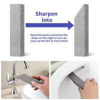 Limpieza Natural De Inodoro Con Piedra Pumice Y Cepillo Para Baño Con Mango Largo Gadgets De Limpieza De Baño Material Plástico - details 2