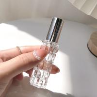 Botella De Perfume De Vidrio Recargable 10ml Con Cabeza De Pulverización De Aluminio Dispensador De Perfume Vaciado - details 5