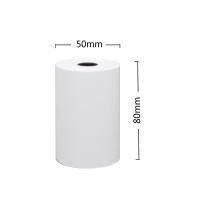 000-002 Rollos de papel térmico 80X50mm, papel para tickets de Datáfonos, Cajas Registradoras y TPV. - details 0