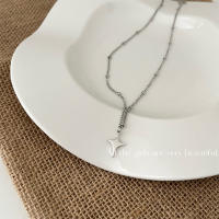 Collar De Estrella Cuatro Puntos Para Mujer Estilo Sencillo Y Moderno Collar De Clavícula Para Suéter Joyería De Lujo Simplicidad - details 3