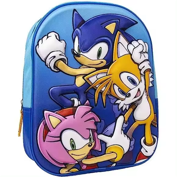 Mochila 3D Sonic Marca Cerdá 31x25x10cm - 1