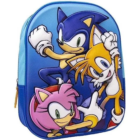 Mochila 3D Sonic Marca Cerdá 31x25x10cm - 1