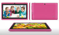 Tableta infantil de 7 pulgadas, 512 MB + 8 GB, pantalla HD de 1024 x 600, dispositivo educativo para la primera infancia con wifi, ideal para la educación y el aprendizaje en la primera infancia, rose - details 3
