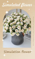1pc Rosa De Seda Artificial Para Boda Decoración De Hogar Jardín Arco De Navidad Regalo DIY Venta Caliente De Flores Artificiales - details 0