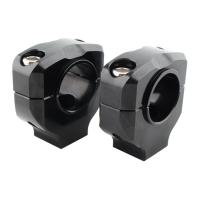 Pack De 2 Abrazaderas De Manillar Para Motocicleta ATV Tierra Batida 1/8 Pulgada 28mm Montaje Universal De Aluminio CNC - details 3