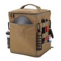 Bolsa De Almacenamiento Grande Para Camping Con Red Superior Y Bolsillo Organizador De Cocina Y Utensilios De Mesa Para Exteriores - details 9