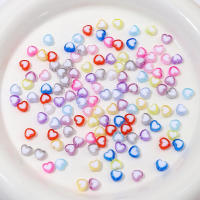 Nuevos 30pcs De Bolas De Acrílico Amor 8x7mm Para Fabricación De Joyería DIY Accesorios De Ropa Hechos a Mano En Color Rojo Y Blanco - details 6