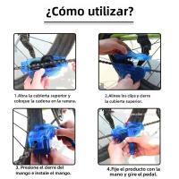 Limpieza De Cadena De Bicicleta Portátil Herramienta De Limpieza Para Ciclismo Montaña Accesorio Exterior Con Cepillos Y Scrubber - details 7