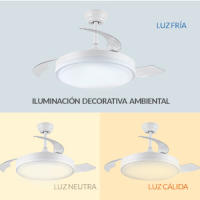 LEDME - Ventilador de Techo con Luz LED Herben 68W - Mando a Distancia - Bajo Consumo - details 3