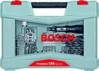 Bosch Professional Maletín con 105 unidades para taladrar y atornillar Premium X-Line Set (para madera, metal y hormigón, Accesorios taladro) - details 1