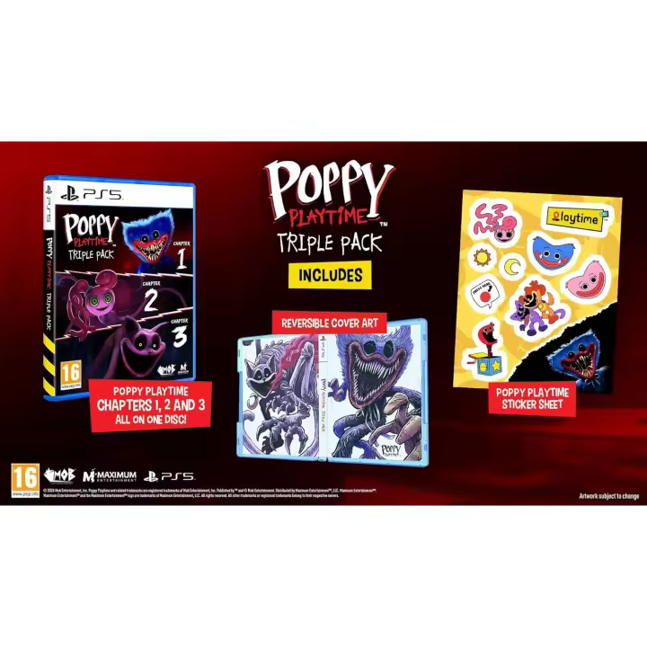 POPPY PLAYTIME TRIPLE PACK PS5 PAL ESPAÑA NUEVO FISICO ESPAÑOL PRECINTADO - Videotec - 1