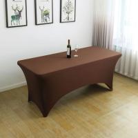 Enagua De Mesa Elástica Para Boda Fiesta Cumpleaños Decoración De Mesa Al Aire Libre Barra De Cócteles Telas De Tule Impermeables De Poliéster/Celulosa - details 18