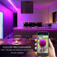 Tira De Luces LED RGBIC 20M Con Sincronización De Música Bluetooth Luces Inteligentes Para TV Decoración De Habitación SMD5050 5V - details 2
