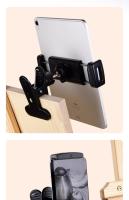 Soporte Universal De Metal Para Teléfono/Tablet Con Clip Adecuado Para Escritorio/Escala De Arte Soporte Conveniente Para Streaming En Vivo Llamadas De Video - details 6