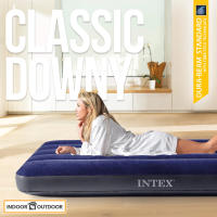 Intex Cama Colchon hinchable  76X191X25CM Altura 25 cm, Colchon hinchable Intex premium,Cama de aire inflable para camping Color Azul oficial y original calidad de confianza - details 4