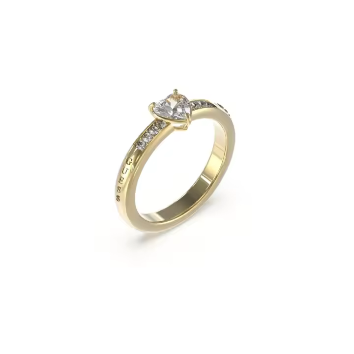 Guess Anillo Mujer It's Raining Rings De Acero Dorado Talla Europea 58 Talla España - 1