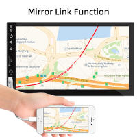 Radio De Coche Carplay 1 Din Android Auto Reproductor Multimedia HD Tela Táctil 7' FM AUX Entrada Bluetooth MirrorLink Universal Autoradio - details 2
