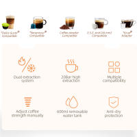 Cafetera 5 en 1 HiBREW H2B, compatible con Kcup, Nes, DG, ESE y café molido, modo frío/caliente, 19 bares, indicador LED, ahorro de energía, protección anti-seco, diseño compacto - details 4