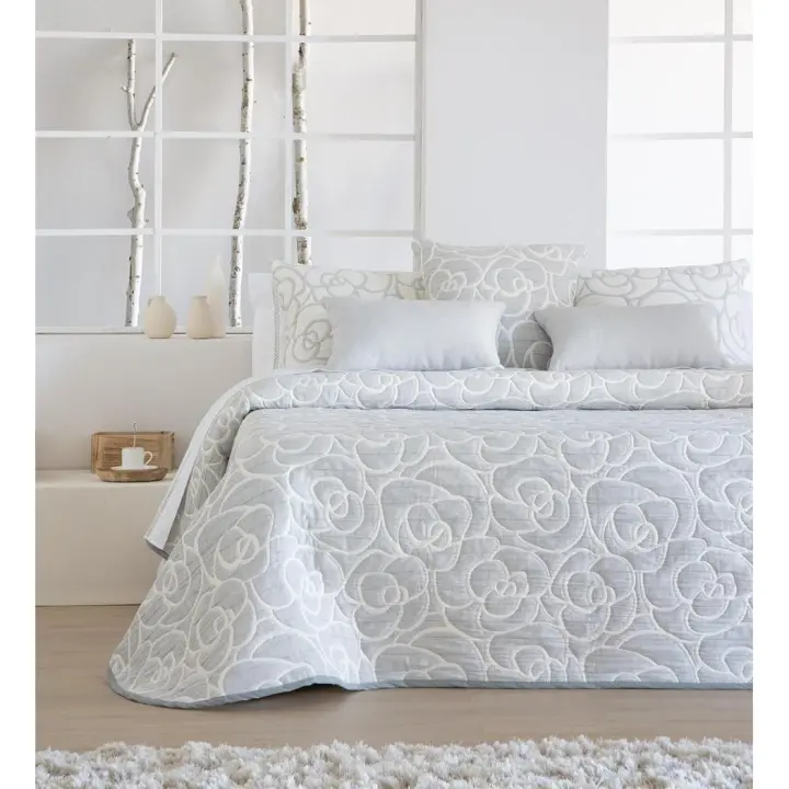 JVR - COLCHA TIPO 10 modelo LOTO - Tejido Jacquard Pique - Fabricado en España - Cama 90/105/135/150/160/180 - 1
