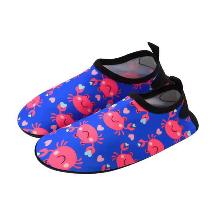 Zapatos De Agua Para Niños Transpirables Y Secado Rápido Zapatillas De Suelo Suave Para Interior Snorkeling Colorido Unisex Tallas Para 7-13Años - 1