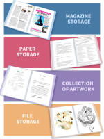 Carpeta De Escritorio Impermeable A4 De Color Sólido Para Organización De Archivos Fácil Y Rápida Para Estudiantes Y Oficina Con 60 Páginas - details 6
