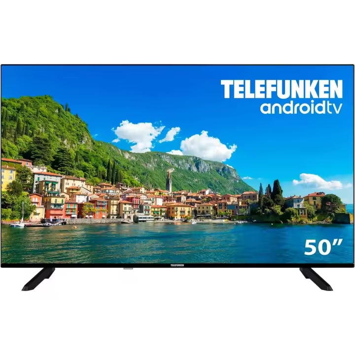 TV 50" Telefunken 50DTUA523 - SMART TV 4K Ultra HD, Diseño sin Marcos, HDR10 - 1
