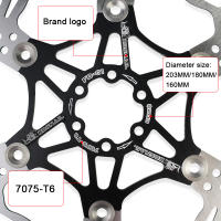 Rueda Flotante De Bicicleta SNAIL 160/180/203mm 6-Tornillos Disco Freno De Bicicleta Montaña Pads De Freno Disco Rueda Flotante Para Bicicletas De Montaña Y Carretera Material De Acero - details 3