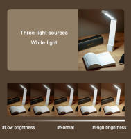 Lámpara De Escritorio LED Plegable Con Carga Y Enchufe Protección Ocular Para Aprendizaje Y Dormitorio Iluminación De Mesa Contemporánea - details 4