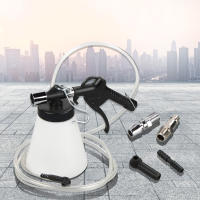 Kit De Cambio De Aceite De Freno Pneumático Para Coche 1L Incluye Herramientas Para Rellenar Y Sanguinaría Set De Repuesto De Aceite De Freno - details 1