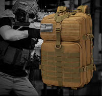 Mochila táctica militar de gran capacidad de 50L para hombre, mochila suave 3P impermeable para exteriores, mochila para insectos, senderismo, Camping y caza, GenericA - details 3