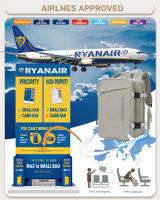 Mochila de viaje con diseño de Ryanair-Easyjet  para hombre y mujer, bolsa de viaje de 40x20x25, antirrobo, extensible, para ordenador portátil - details 2