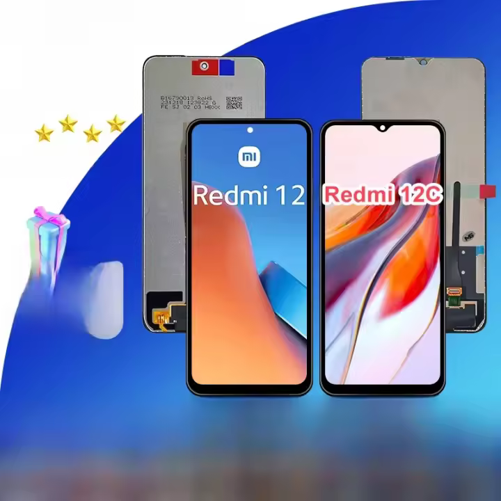 Pantalla LCD y digitalizador táctil para xiaomi redmi 12C poco C55 repuesto original con pantalla IPS compatible con xiaomi - 1