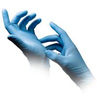 Guantes de Nitrilo desechables, color Azul, sin polvo, (MARCA:Pura Comfort) - details 2