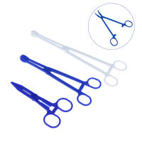 Aguja De Hemostasia Médica De Plástico Con Bocadillo Fino Pinzas Quirúrgicas Para Algodón Y Esponja Herramienta De Primeros Auxilios Al Aire Libre - details 1