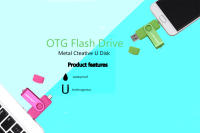 Nuevo USB 3.0 OTG Pendrive De 64GB Negro 2 En 1 32GB Impermeable 16GB Plástico 8GB U Disco 4GB Memoria Regalo De Negocios - details 1