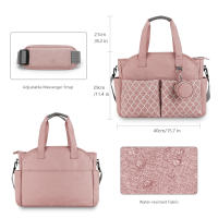 Bolsa de Pañales para Bebé de Gran Capacidad Bolsa de Maternidad Impermeable Multifuncional Portátil para Cuidado del Bebé Material de Poliéster - details 9
