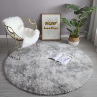 Alfombras de Salón redondas, Pelo Largo, Alfombra para Habitación, Dormitorio, Lavables, Antideslizante, Muy Suave - details 38
