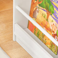 SoBuy KMB45-W Librería para Niños de Altura de 3 Niveles Estantería Infantil Multifuncional 58 x 18 x 81cm ES - details 2