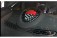 Cubierta De Parche De Cuero Para Salida De Aire Central Mini Cooper F54 Clubman F55 Hardtop F56 Alcachofa Dedicada Para Automóvil - details 5