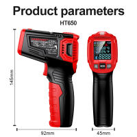 Termómetro Infrarrojo Digital No Contacto Con Pantalla LCD De Color Precisión Alta Para Industrial Medidor De Temperatura Con Láser - details 2