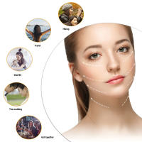 40Pcs Parches Elevadores De Rostro Instantáneos Invisibles Adhesivos De Lifting Facial Transpirables Para Eliminar Arrugas Herramientas De Maquillaje V-Line - details 4